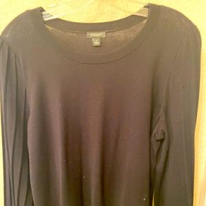 Ann Taylor, sweater-blouse, puff sleeves